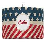 Stars and Stripes Drum Pendant Lamp (Personalized)
