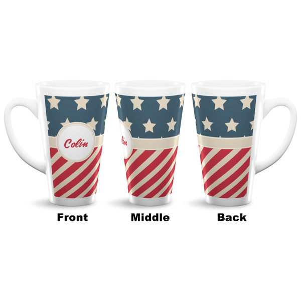 Stars and Stripes 16 Oz Latte Mug - Approval