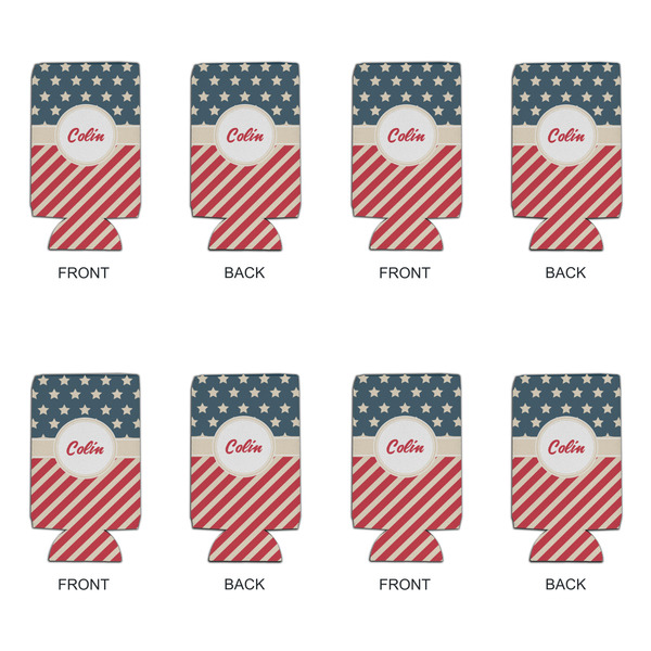 Stars and Stripes 16oz Can Sleeve - Set of 4 - APPROVAL