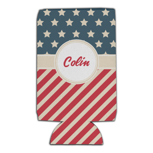 Stars and Stripes 16oz Can Sleeve - Set of 4 - FRONT
