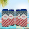 Stars and Stripes 16oz Can Sleeve - Set of 4 - LIFESTYLE
