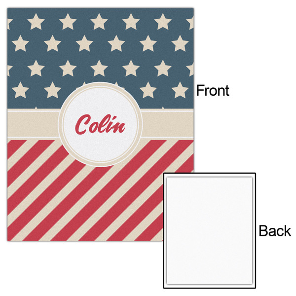 Stars and Stripes 16x20 - Matte Poster - Front & Back