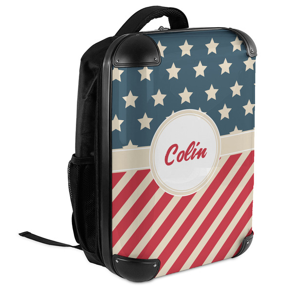 Stars and Stripes 18" Hard Shell Backpacks - ANGLED VIEW