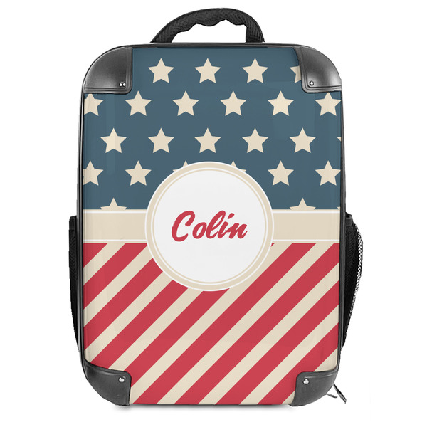 Custom Stars and Stripes 18" Hard Shell Backpack (Personalized)