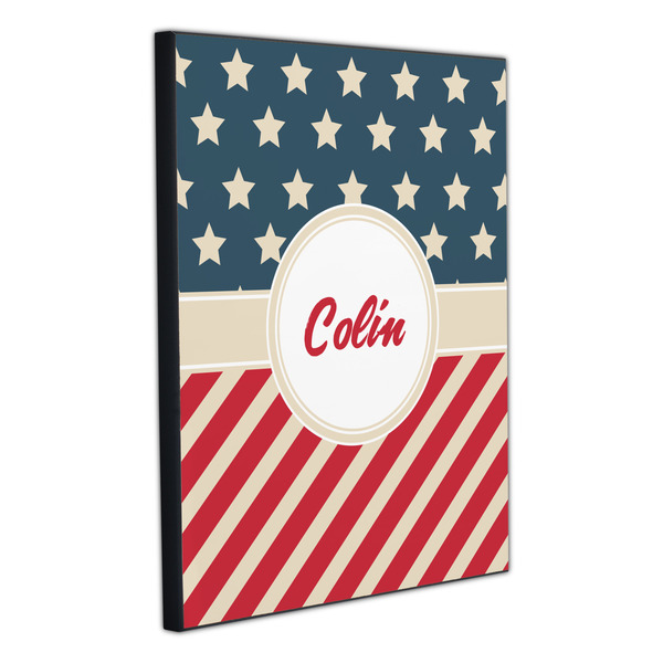 Stars and Stripes 20x24 Wood Print - Angle View