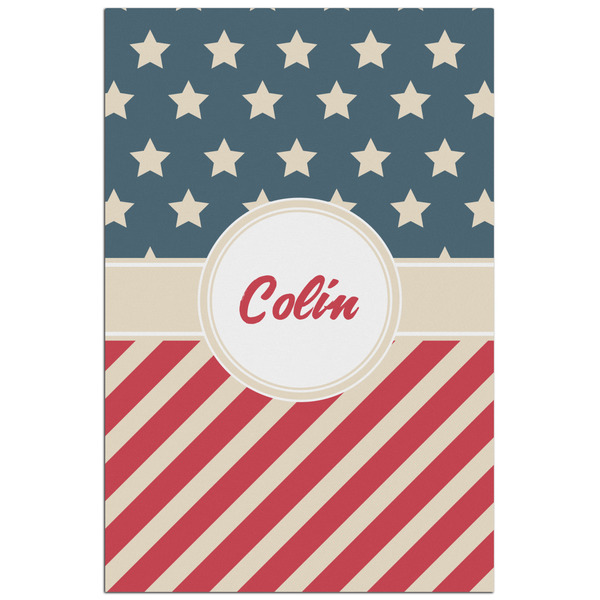 Custom Stars and Stripes Poster - Matte - 24x36 (Personalized)