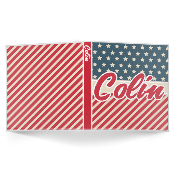 Stars and Stripes 3-Ring Binder Approval- 1in