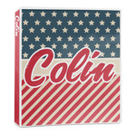 Stars and Stripes 3-Ring Binder - 1 inch (Personalized)