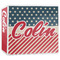 Stars and Stripes 3-Ring Binder - 3 inch (Personalized)