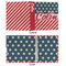 Stars and Stripes 3 Ring Binders - Full Wrap - 1" - APPROVAL