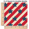 Stars and Stripes 6x6 Swatch of Fabric