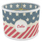 Stars and Stripes 8" Drum Lampshade - ANGLE Poly-Film