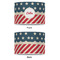 Stars and Stripes 8" Drum Lampshade - APPROVAL (Poly Film)