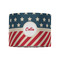 Stars and Stripes 8" Drum Lampshade - FRONT (Fabric)