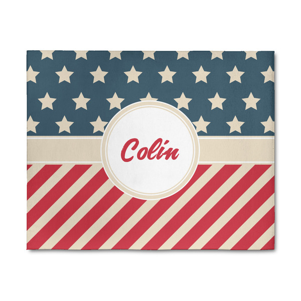 Custom Stars and Stripes 8' x 10' Patio Rug (Personalized)