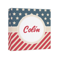 Stars and Stripes Canvas Print - 8x8 (Personalized)