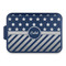 Stars and Stripes Aluminum Baking Pan with Navy Lid (Personalized)