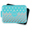 Stars and Stripes Aluminum Baking Pan - Teal Lid - FRONT w/ lid off