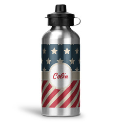 Stars and Stripes Water Bottles - 20 oz - Aluminum (Personalized)