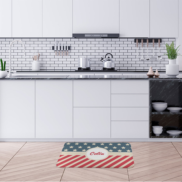 Stars and Stripes Anti-Fatigue Kitchen Mats - LIFESTYLE