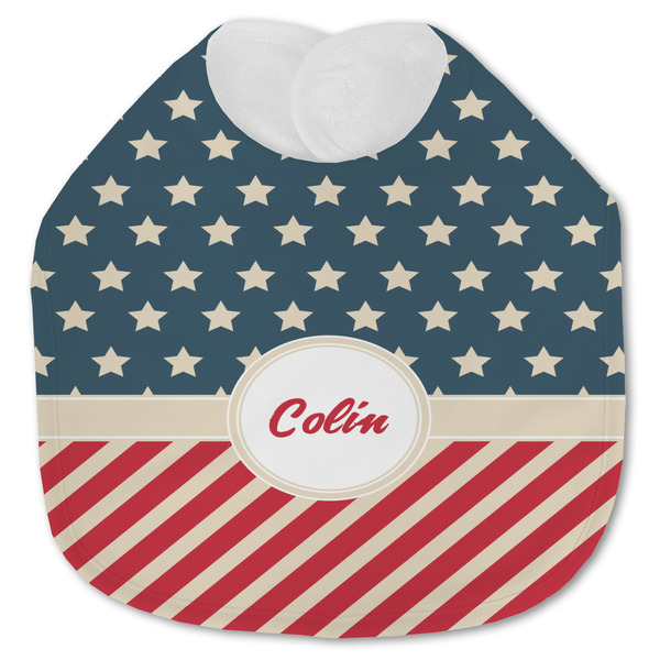 Stars and Stripes Baby Bib - AFT closed