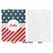 Stars and Stripes Baby Blanket (Single Sided - Printed Front, White Back)
