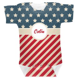 Stars and Stripes Baby Bodysuit 0-3 (Personalized)