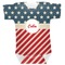 Stars and Stripes Baby Bodysuit (Personalized)
