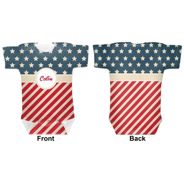 Stars and Stripes Baby Bodysuit Approval