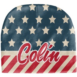 Stars and Stripes Baby Hat (Beanie) (Personalized)