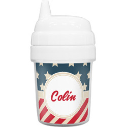 Stars and Stripes Baby Sippy Cup (Personalized)