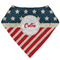 Stars and Stripes Bandana Bib (Personalized)