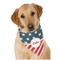 Stars and Stripes Dog Bandana Scarf w/ Name or Text