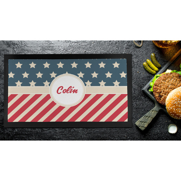Stars and Stripes Bar Mat - Small - LIFESTYLE