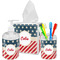Stars and Stripes Bathroom Accessories Set (Personalized)