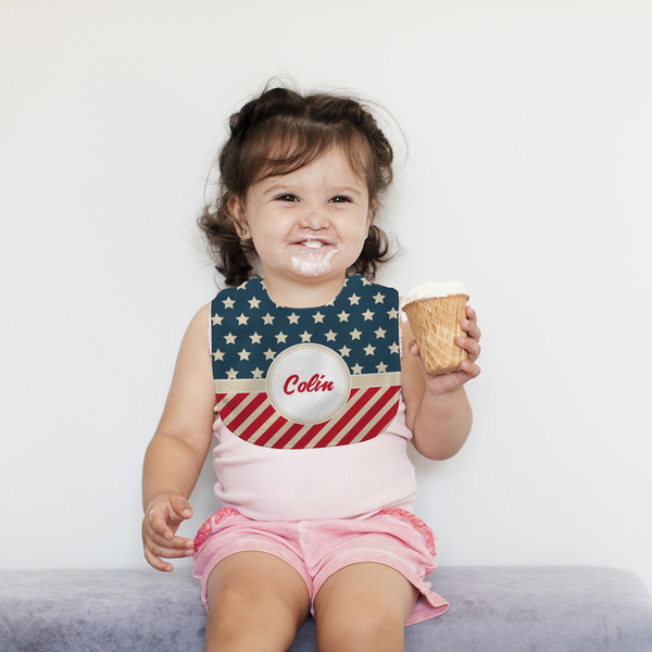 Stars and Stripes Bib Lifestyle Girl