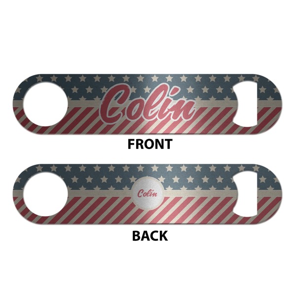 Stars and Stripes Bottle Opener - Front & Back