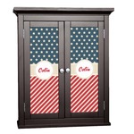 Stars and Stripes Cabinet Decal - Small (Personalized)