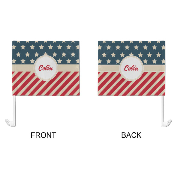 Stars and Stripes Car Flag - Large - APPROVAL