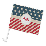 Stars and Stripes Car Flag (Personalized)