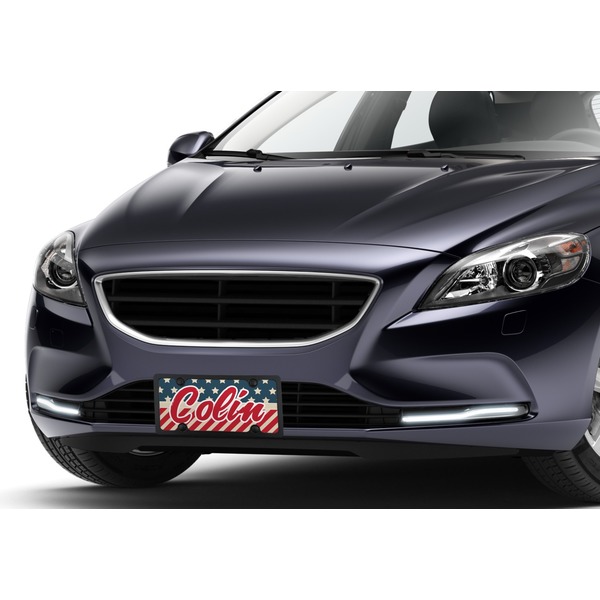 Stars and Stripes Car License Plate Lifestyle
