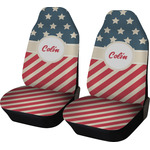 Stars and Stripes Car Seat Covers (Set of Two) (Personalized)