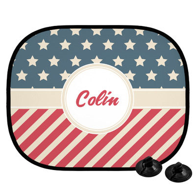 Stars and Stripes Car Side Window Sun Shade (Personalized)