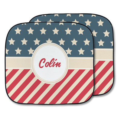 Stars and Stripes Car Sun Shade - Two Piece (Personalized)