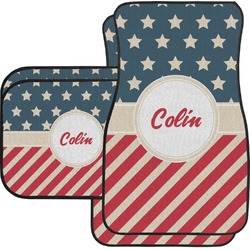 Stars and Stripes Car Floor Mats (Personalized)