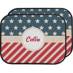 Stars and Stripes Car Floor Mats (Back Seat) (Personalized)