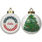 Stars and Stripes Ceramic Christmas Ornament - X-Mas Tree (APPROVAL)