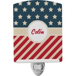 Stars and Stripes Ceramic Night Light (Personalized)