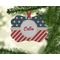 Stars and Stripes Christmas Ornament (On Tree)
