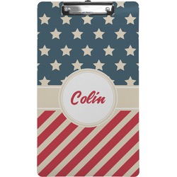 Stars and Stripes Clipboard (Legal Size) (Personalized)